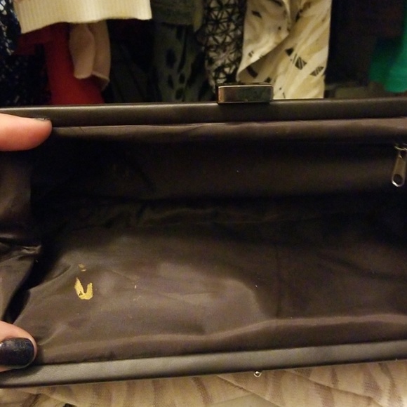 Leopard velvet clutch - Picture 3 of 3